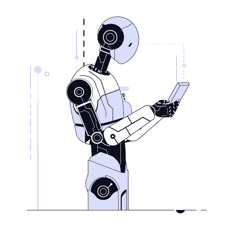 Gujarati Voice AI Agent Illustration