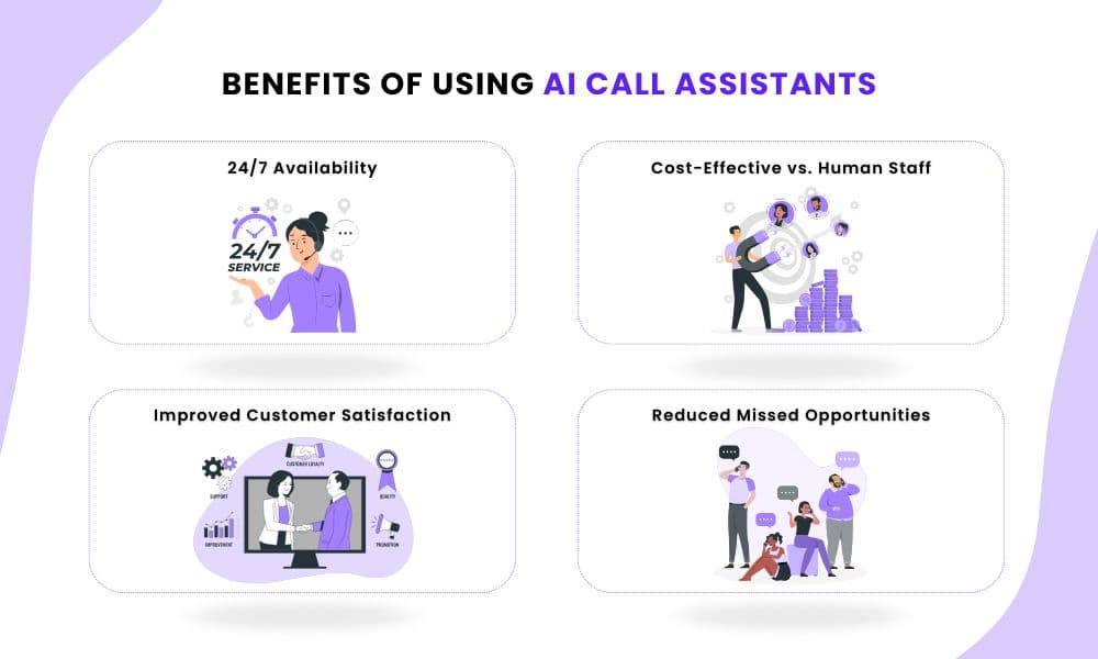 Benefits of Using AI Call Assistants