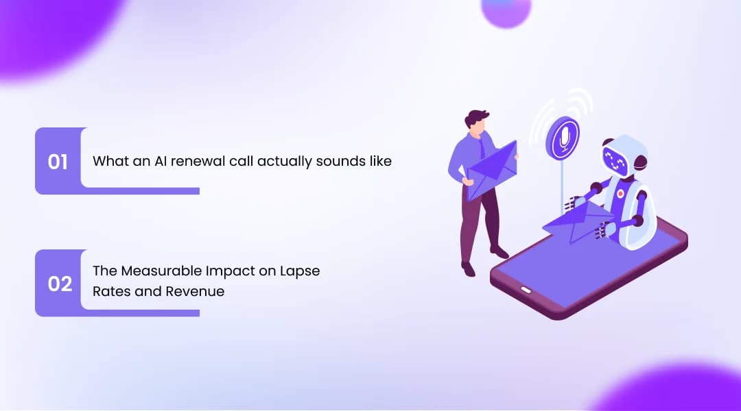 How AI Voice Agents for Insurance Solve the Renewal Problem