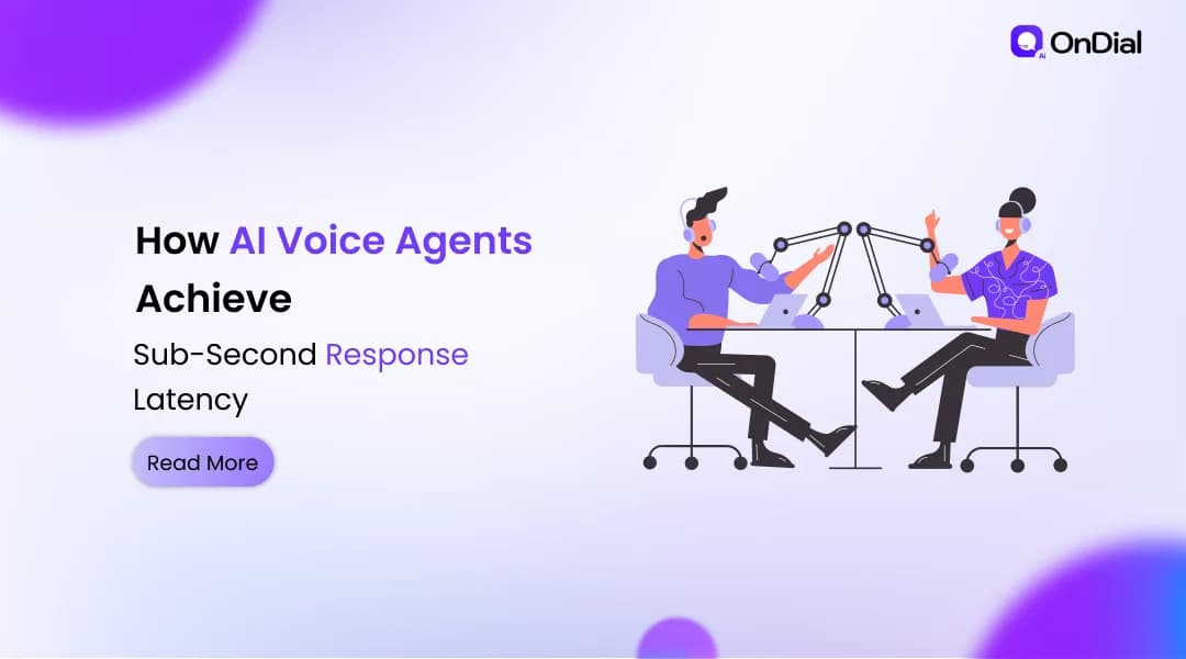 How AI Voice Agents Achieve Sub-Second Response Latency