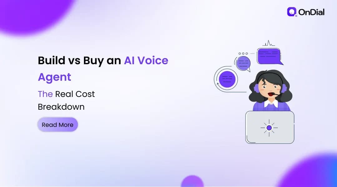 Build vs Buy an AI Voice Agent: The Real Cost Breakdown