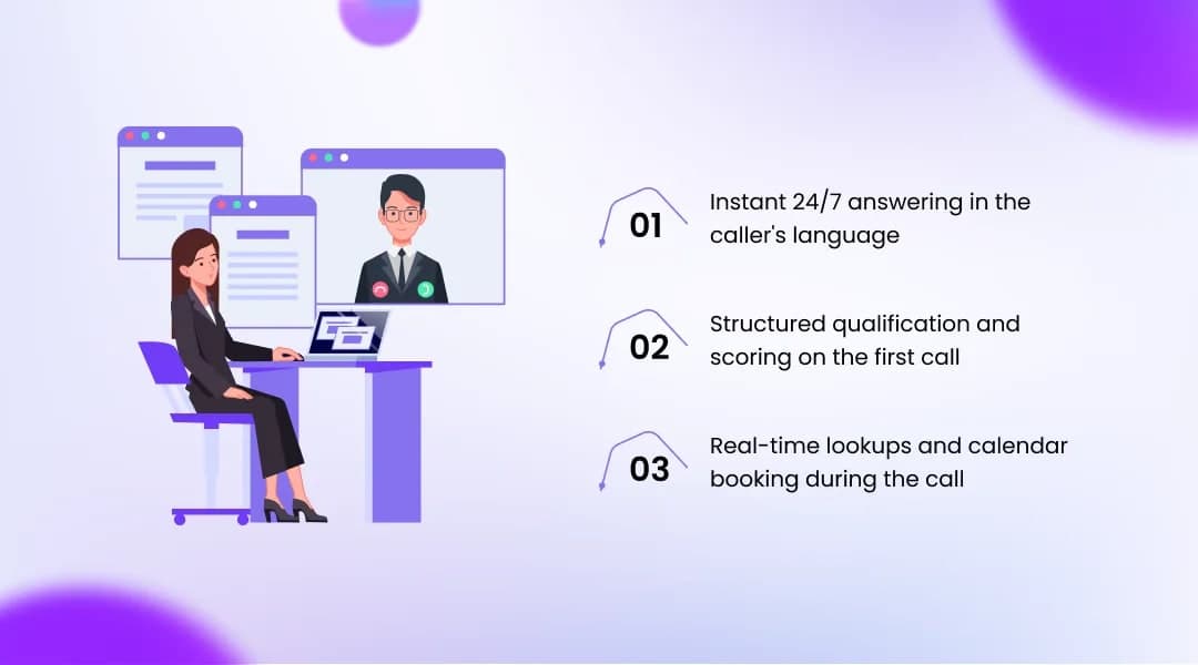 How an AI voice agent for law firms captures every client