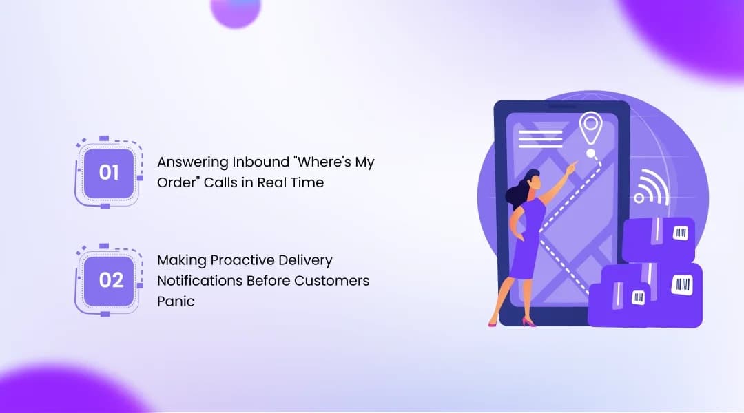How AI Voice Agents Keep Logistics Customers Updated