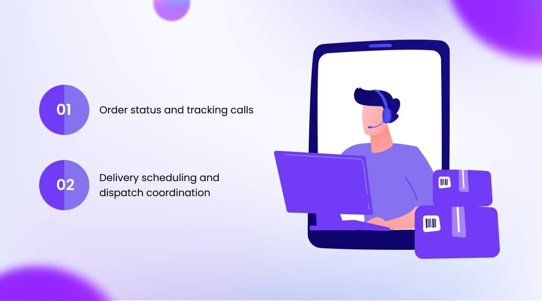 Voice AI for Order Status, Delivery, and Dispatch