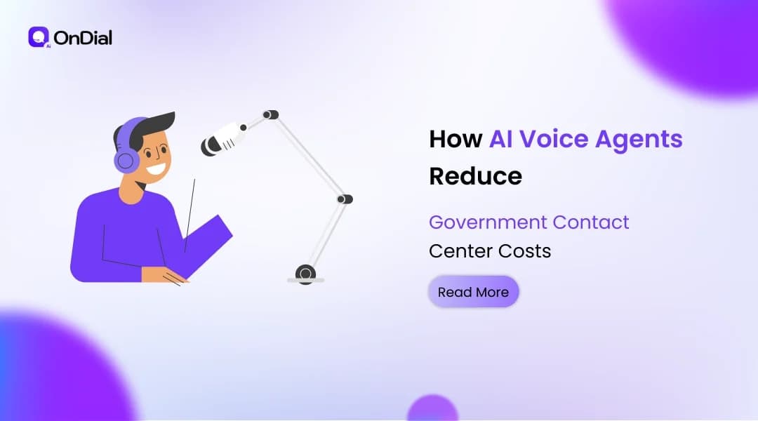 How AI Voice Agents Reduce Government Contact Center Costs