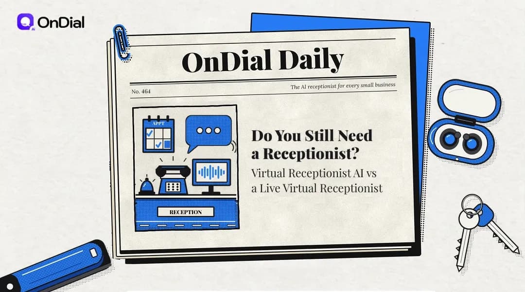Do You Still Need a Receptionist? Virtual Receptionist AI vs a Live Virtual Receptionist